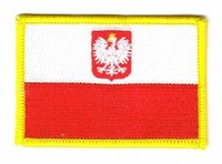 Flaggen AufnäHer Patch Polen Adler Fahne Flagge