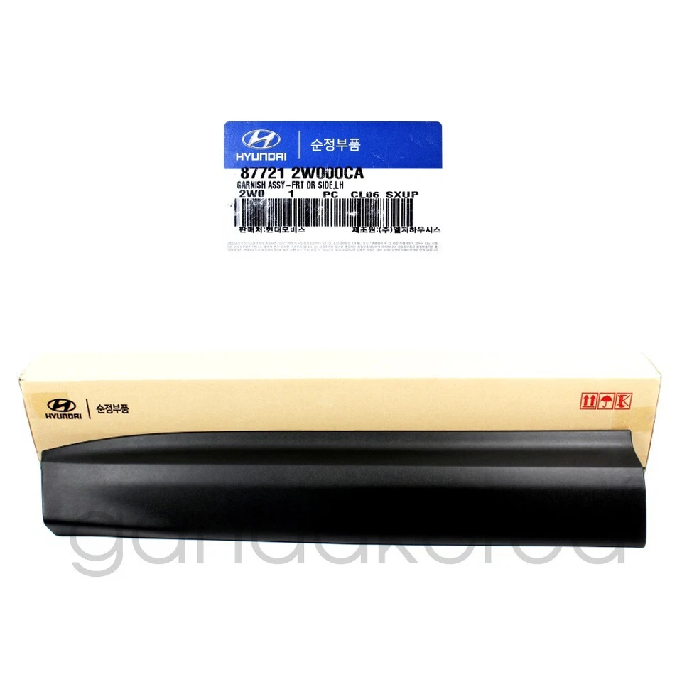 GRATIS⭐FEDEX Genuino Puerta Delantera Moldura Inferior Adorno Izquierdo Para Santa Fe+ 2013-2016 Foto 3 de 4