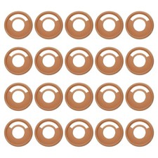 Plastic Book Binding Discs 20Pcs 28mm Circle Discbound Expansion, Coffee