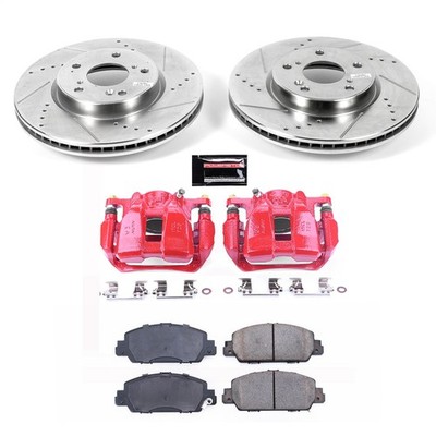Power Stop KC6515A Z23 Daily Driver Brake Pads Evolution Rotor and Caliper Kit