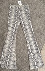 Peach Love California Bell Bottom Flare Snake Print Size Small NWT — photo 1