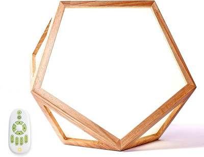 Daybright 10,000 LUX Light Therapy Lamp - UV-Free Solid Wood Sunlight Lamp