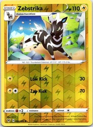 Zebstrika 054/185 Vivid Voltage Reverse Holo Uncommon