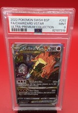 Pokémon Charizard VSTAR SWSH262 Ultra-Premium Promo Holo PSA 9 Spada e Scudo