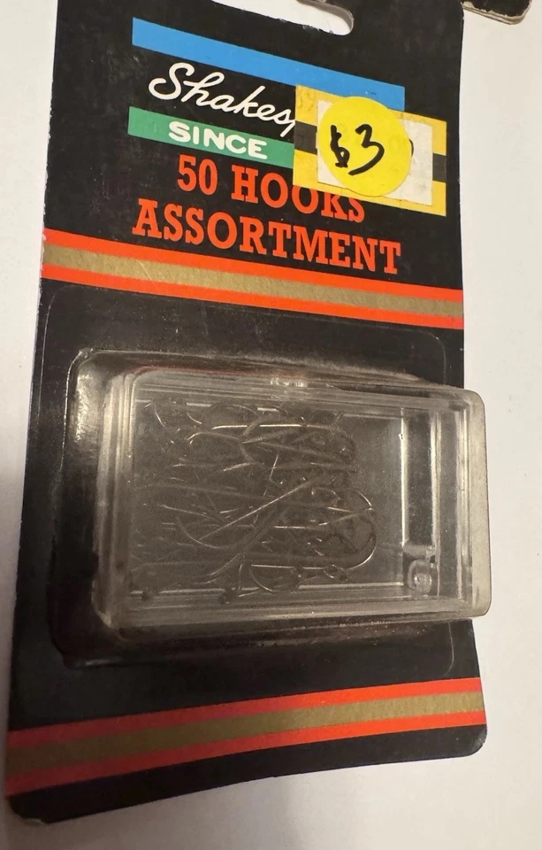 500 anzuelos de pesca Shakespeare. Talla 2, 4, 6. 15 son soporte de cebo, 35 son Aberdeen Foto 2 de 4