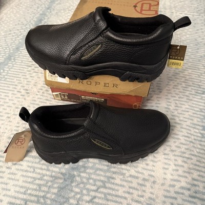 Roper Performance SlipOn Size 8.5 Mens Black Casual Shoes 09-020-0601-0208 *NEW*