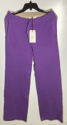 Maison Montagut Meira Cotton Pants Purple Medium
