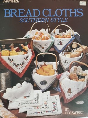 Leisure Arts 598 Bread Cloths cross stitch leaflet mixed country decor themes