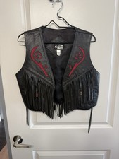 All American Rider Women's Vintage Leather Jacket Size Medium