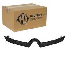DIEDERICHS SCHWARZ/SILBER BLENDE KÜHLERGRILL OBEN passend für RENAULT CLIO