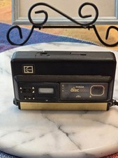 Vintage Kodak Disc 8000 Camera Black Gold 1980s Retro Retro Display Untested
