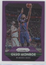 2015-16 Panini Prizm Purple Prizm 87/99 Greg Monroe #124 0y1d