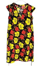 Ann Taylor Shift Dress Ruffle Cap Sleeve Size Medium