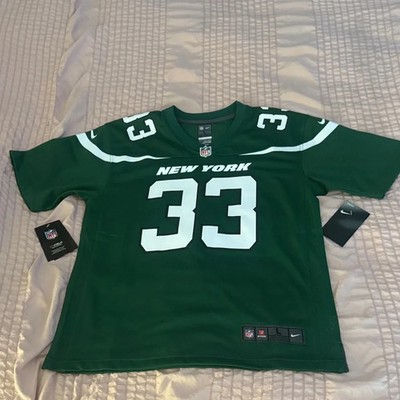 NEW Nike Green Youth Large New York #33 Adams Football Jersey
