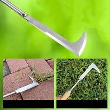 Stainless Steel L-Shaped Weeding Tool for Garden, Patio & Narrow Gaps - Image 4