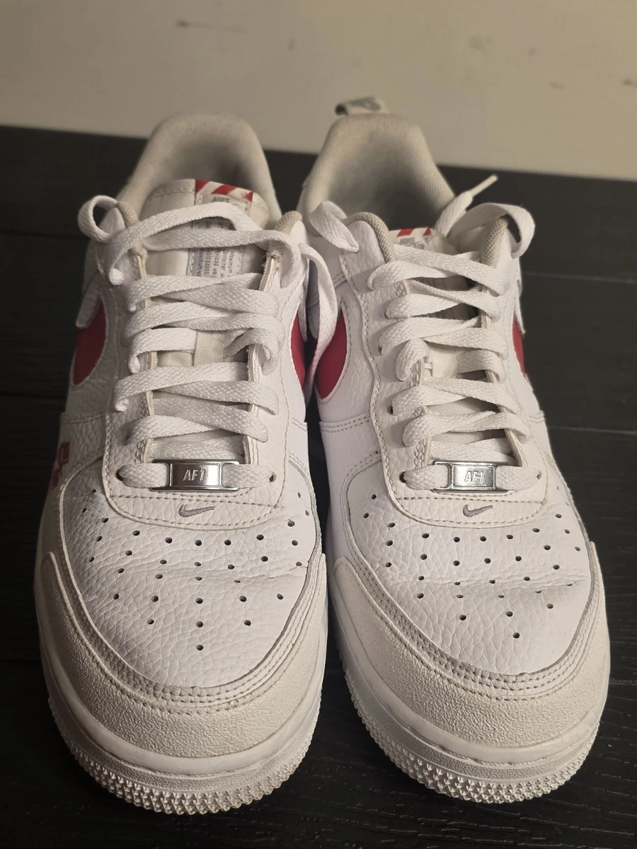 Nike Air Force 1 Utility Low White Red for Sale | Authenticity
