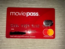 Original Movie Pass (MoviePass) Red Card▪︎RARE ~ Unsigned, Expired ▪︎Memorabilia
