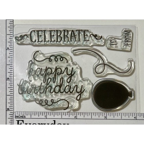 Stampin' Up! Birthday Clear Stamp Set Celebrate Happy Birthday Balloon ...