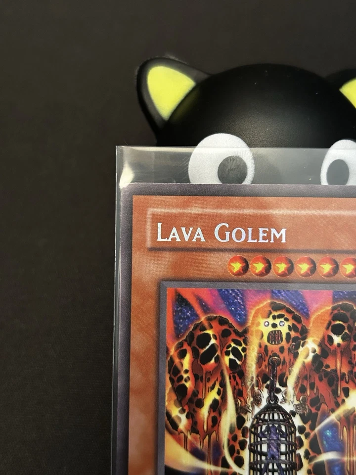 Yugioh! *MISPRINT* Reverse Secret Lava Golem PGD-107 Unlimited NM - Image 2 of 4