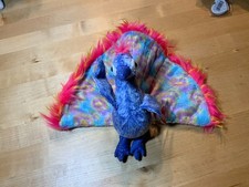 Beautiful Original Ty Beanie Baby Flashy the Peac*ck RARE AND DISCONTINUED 