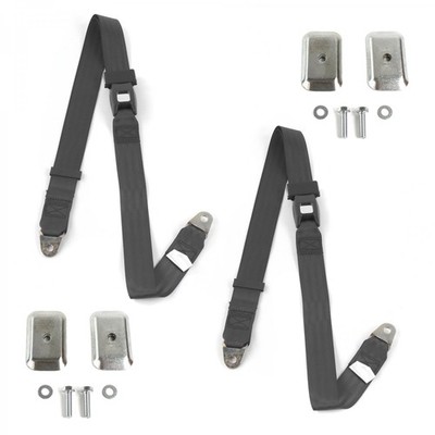  A100 Truck 1964-1970 Standard 2pt CH Belt Kit w/Brackets-2 Belts