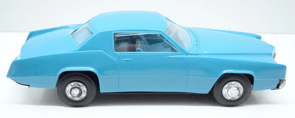 1967 Cadillac El Dorado Processed Plastics Vintage Blue Car Model Dealer Promo - Image 2 of 4