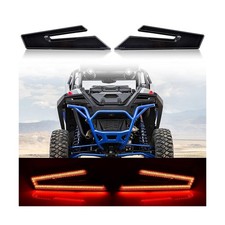 SAUTVS RZR PRO LED Tail Lights 20-25, Smoked Black LED Taillights Rear Lamps ...