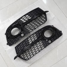 Paar Wabengrill Nebelscheinwerfer Gitter Für Audi Q5 S-Line SQ5 2013-2017