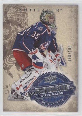 2008-09 Upper Deck Artifacts Silver 48/100 Steve Mason #208 Rookie RC 01qm