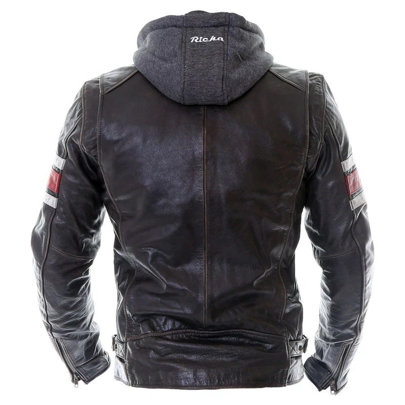 Richa Toulon Leather Hooded Black, photo 3 of 4