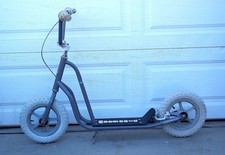 Vintage Mongoose Gray Cr-mo 4130 Miniscoot Scooter 1980s Bmx Rare Old School Vintage Mongoose Gray Cr-mo 4130 Miniscoot Scooter 1980s Bmx Rare Old School