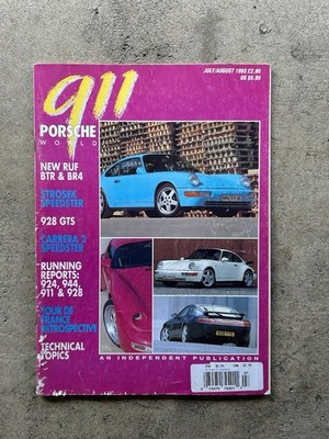 911 & Porsche World Jul/Aug 1993 No 16 RUF BTR & BR4, 928 GTS, Strosek Speedster