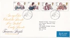 GB 1980 Famous People FDC Bureau Cancel typed with enclosure VGC