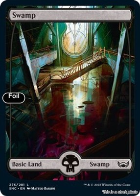 MTG Swamp [SNC - 276] LP Foil