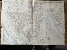 Detailed large plat map. Kent Neighborhood (Plan 30) Washington D.C. 1954