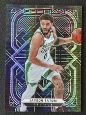 Jayson Tatum 2020-21 Panini Obsidian Base Electric Etch Asia #124