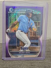 2023 Bowman Chrome Prospects Mega Box Purple Mojo Refractor /299 Xavier Isaac