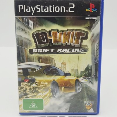 D-UNIT DRIFT RACING PS2 Game Sony PlayStation 2 Complete with Manual