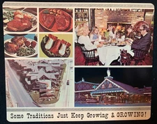 Oversized "Zaberers Prime Ribs" Restaurant Postcard – Atlantic City NJ Vintage