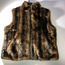 Cejon Faux Fur Vest Size Large