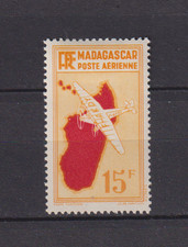 MADAGASCAR  .  PA  N ° 24  .   15 F   OCRE   NEUF     *    SUPERBE .
