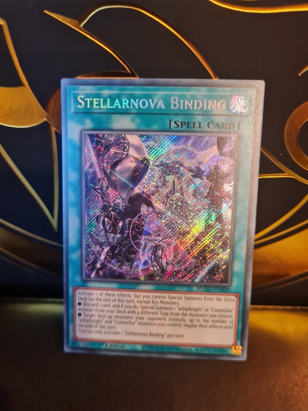 Yu-Gi-Oh! Stellarnova Binding BLGG EN020 Secret Rare 1st Edition NM