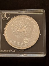 5 Rial, Riyals, Qatar, Coppa del Mondo FIFA, Campionato del Mondo, Goal, Gol, Argento