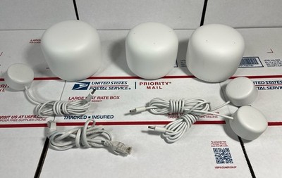 Google Nest Wifi Router H2D & 2 Points H2E + Cords - SAME DAY SHIP - WARRANTY