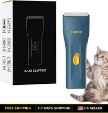 Cordless Low Noise Dog  Cat Grooming Clipper Kit for Thick Coats
