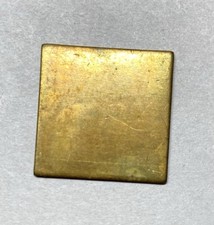 11 pcs Raw Brass Smooth Stamping Blank -9/10" square