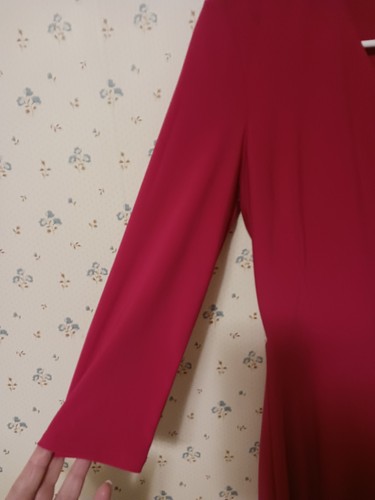 LAUREN Ralph Lauren women Black Label raspberry color pull on dress Size 2 - Picture 4 of 7