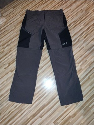 Jack Wolfskin Function Zip Off Outdoorhose Trekkinghose Grau Gr. 54 XXL