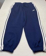 Women  s Adidas Multi Sport 3 Stripes Pants Dark Blue/White Size Large