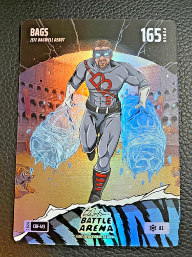 Bo Jackson Battle Arena Colosseum Ice Foil Case Hit “Bags” “Jeff Bagwell” CBF413